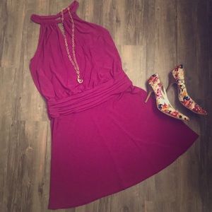 Suzi Chin for Maggy Boutique Fuchsia Dress